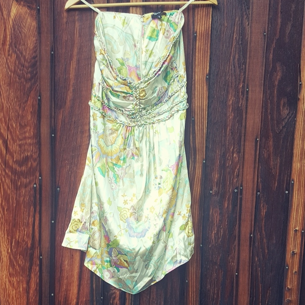 Sky floral print dress